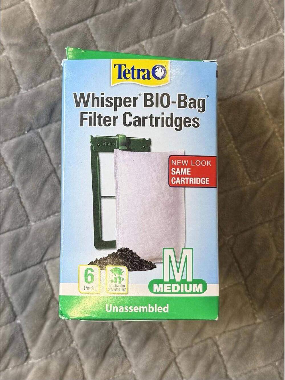 Tetra Whisper Bio-Bag Cartridge Unassembled Medium 6-pack New Aquarium Fish
